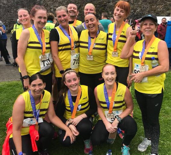Happy finishers